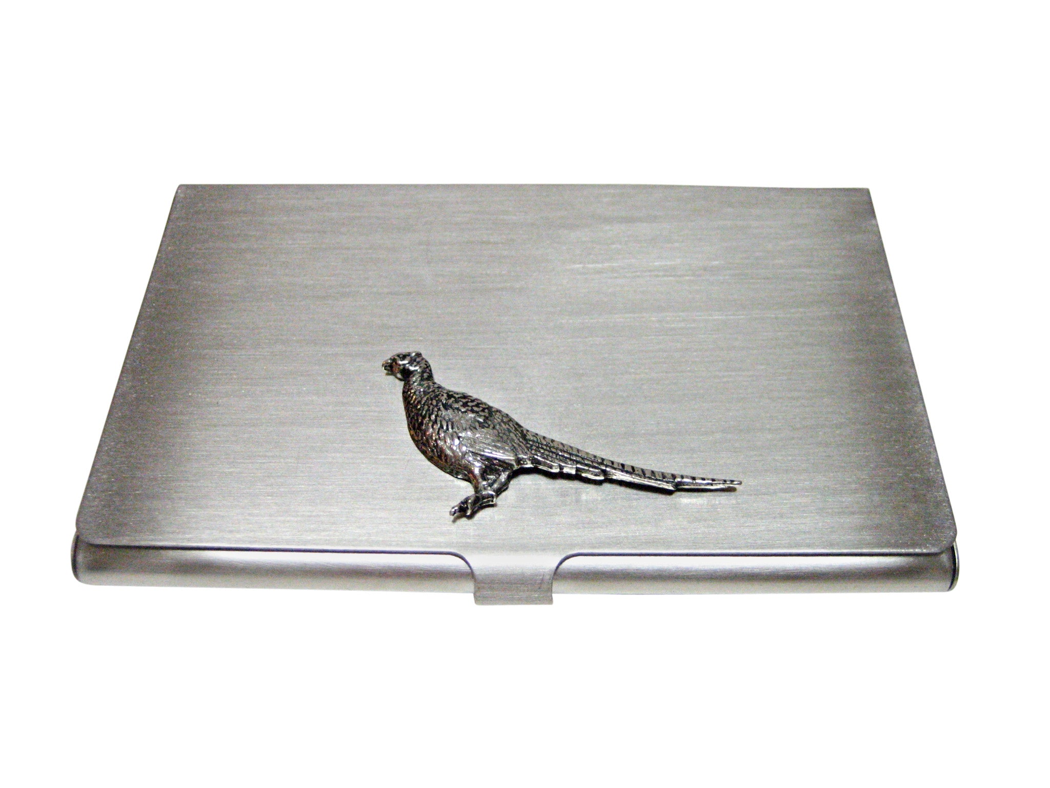 Standing Pheasant Bird Business Card Holder