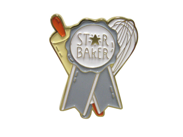 Star Baker Badge Adjustable Size Fashion Ring