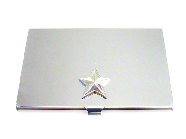 Business Card Holder with Star Pendant