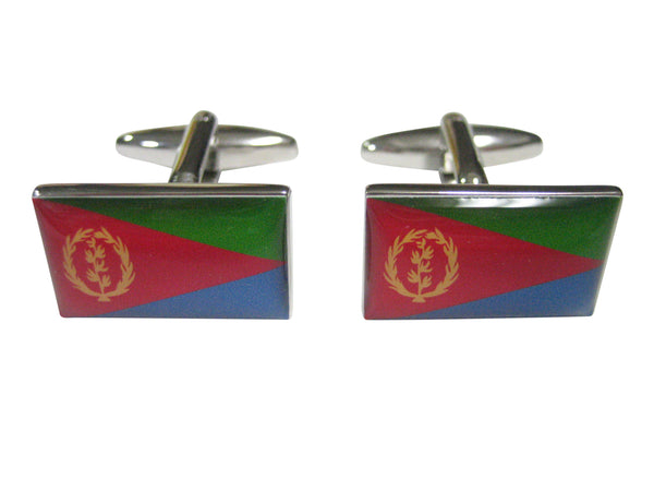 State of Eritrea Flag Cufflinks