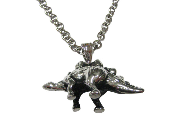 Stegosaurus Dinosaur Pendant Necklace