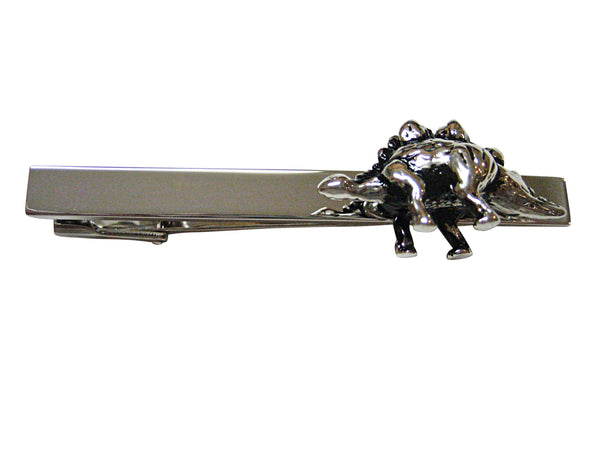 Stegosaurus Dinosaur Square Tie Clip