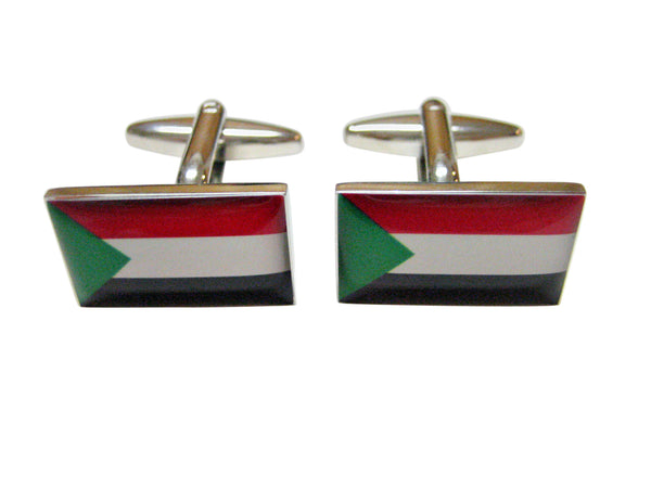 Sudan Flag Cufflinks