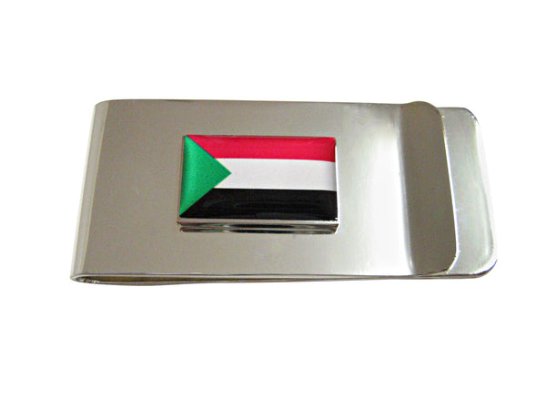 Sudan Flag Pendant Money Clip