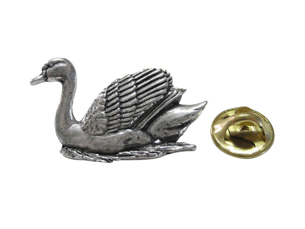 Swan Bird Lapel Pin