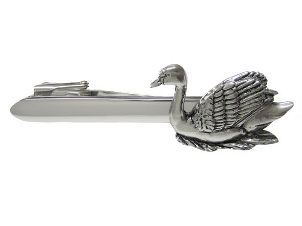 Swan Bird Tie Clip