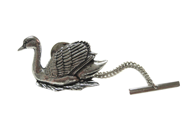 Swan Bird Tie Tack