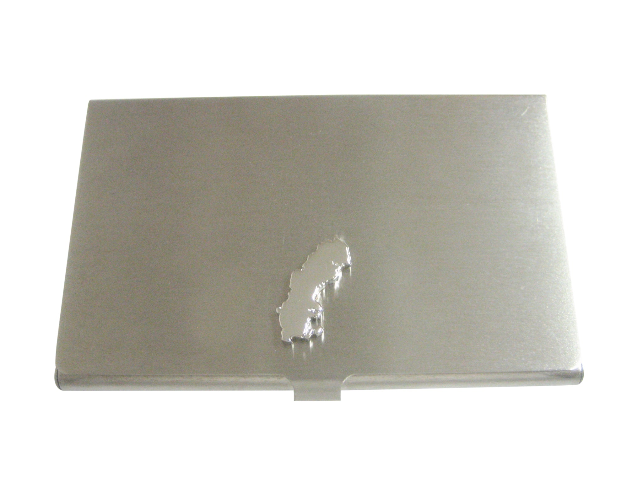 Sweden Map Shape Pendant Business Card Holder