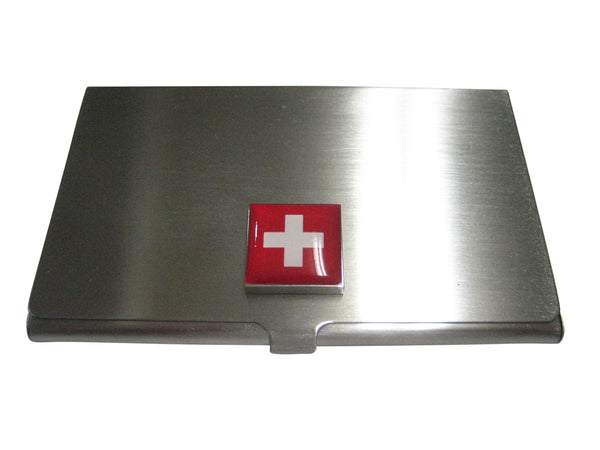 Switzerland Swiss Flag Business Card Holder