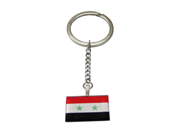 Syria Flag Pendant Keychain