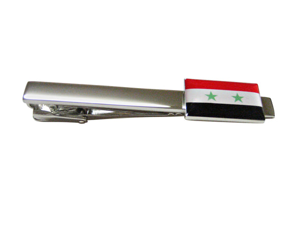 Syria Flag Square Tie Clip