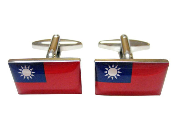 Taiwan Flag Cufflinks
