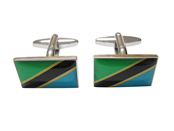 Tanzania Flag Cufflinks