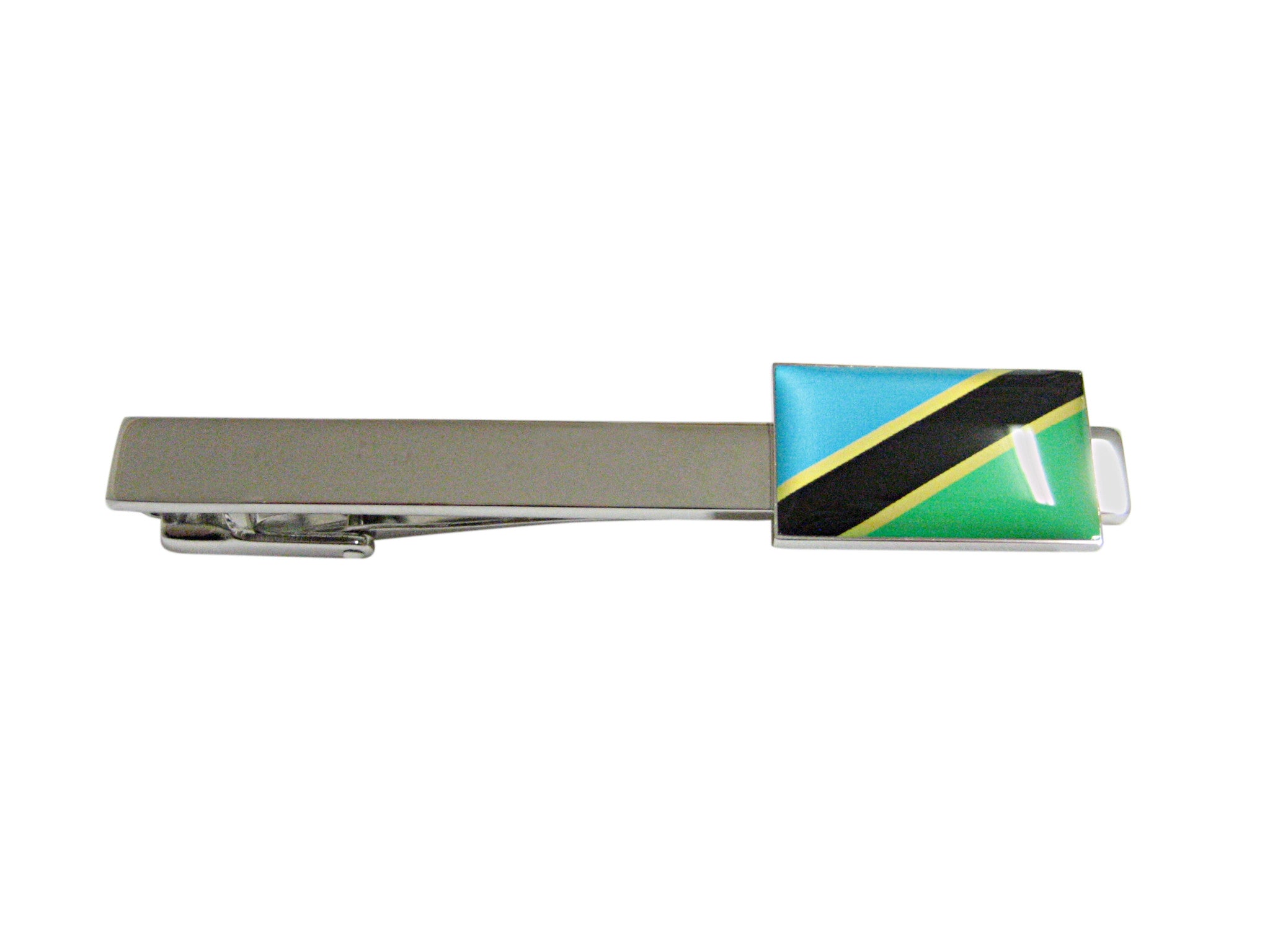 Tanzania Flag Pendant Tie Clip