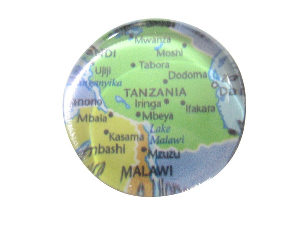 Tanzania Map Pendant Magnet