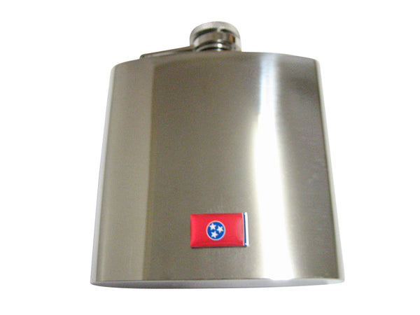 Tennessee State Flag 6 Oz. Stainless Steel Flask