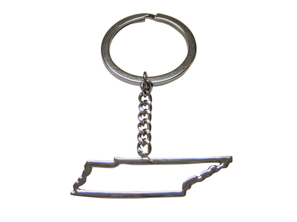 Tennessee State Map Outline Keychain
