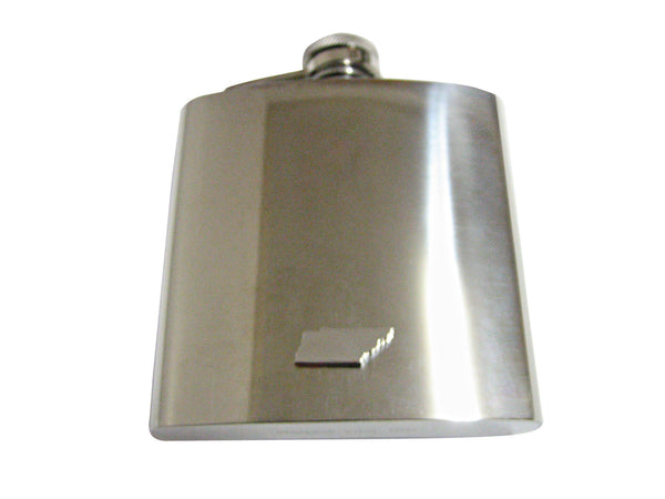 Tennessee State Map Shape 6 Oz. Stainless Steel Flask