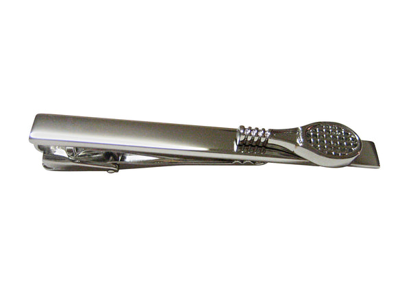 Tennis Racquet Square Tie Clip