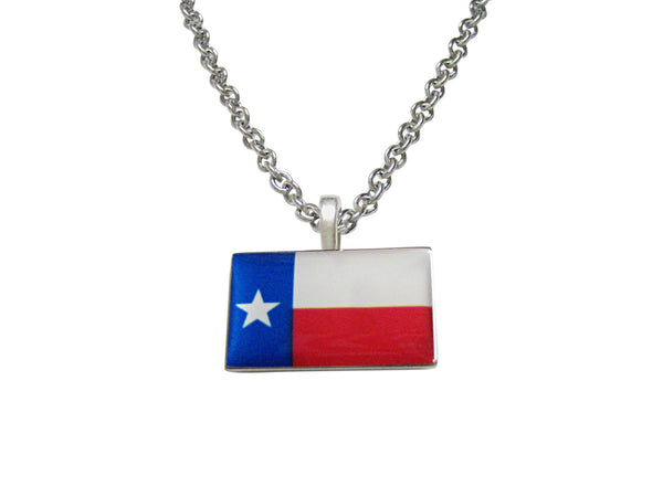 Texas Flag Pendant Necklace