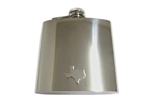 Texas State Map Shape 6 Oz. Stainless Steel Flask