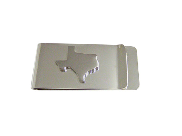Texas State Map Shape Money Clip