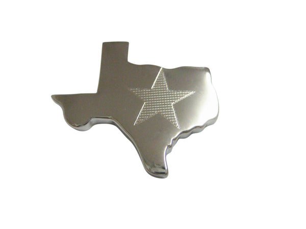 Texas State Map Shape and Flag Design Magnet