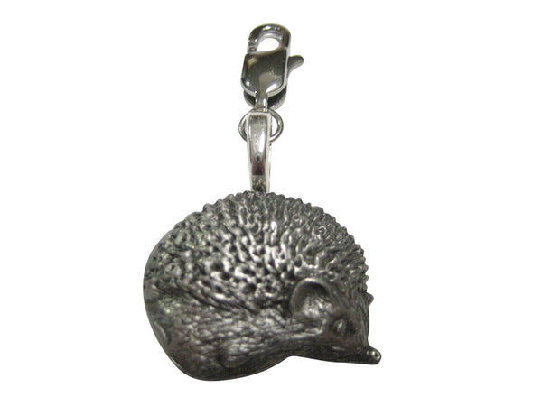 Textured Hedgehog Pendant Zipper Pull Charm