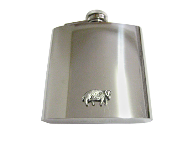 Textured Badger 6 Oz. Stainless Steel Flask