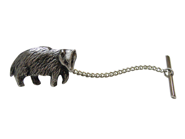 Textured Badger Tie Tack
