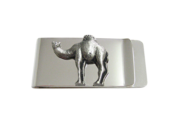 Textured Camel Money Clip