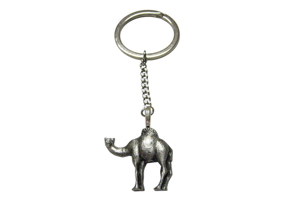 Textured Camel Pendant Keychain