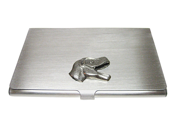 Textured Dinosaur Head Business Card Holder