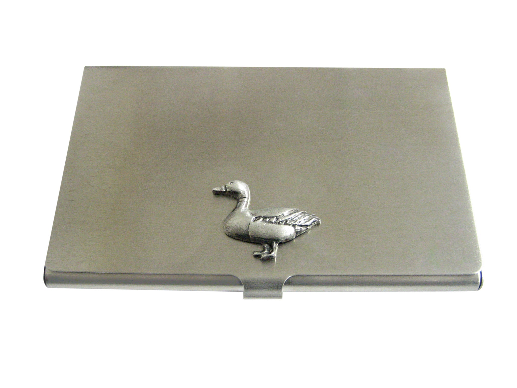 Textured Duck Bird Business Card Holder