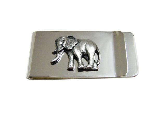 Textured Elephant Money Clip