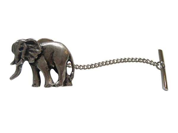 Textured Elephant Tie Tack