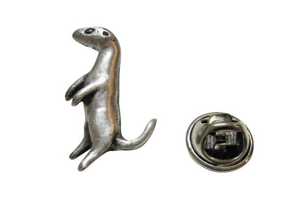 Textured Ferret Lapel Pin