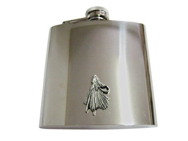 Textured Fishing Fly 6 Oz. Stainless Steel Flask