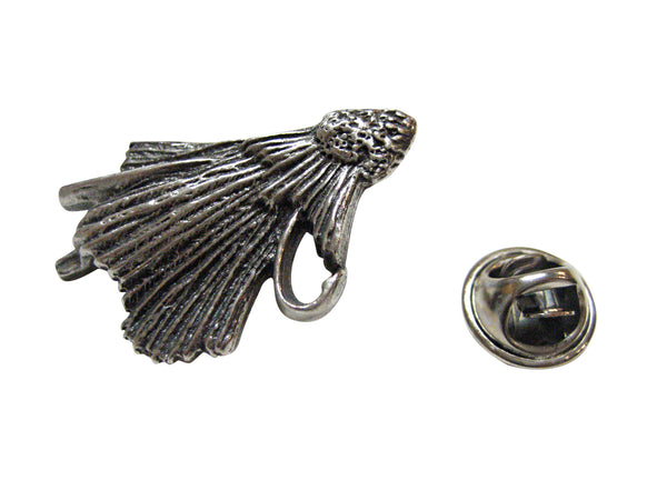 Textured Fishing Fly Lapel Pin