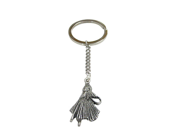 Textured Fishing Fly Pendant Keychain