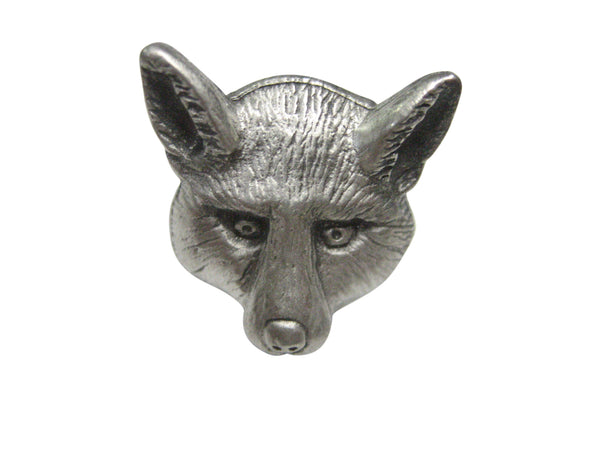 Textured Fox Head Adjustable Size Fashion Ring