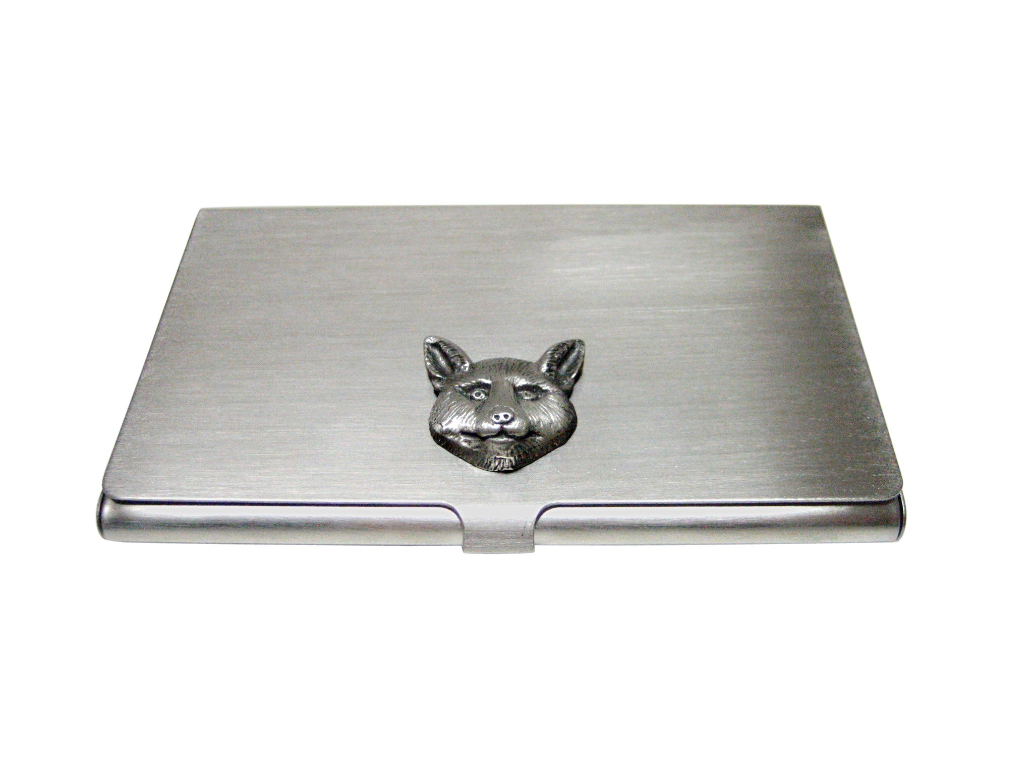 Textured Fox Head Business Card Holder