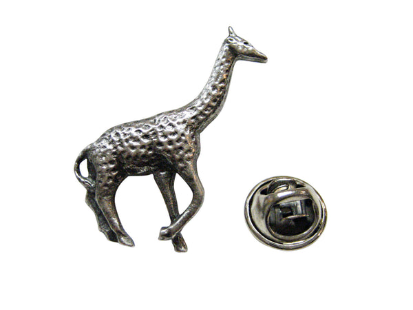 Textured Giraffe Lapel Pin