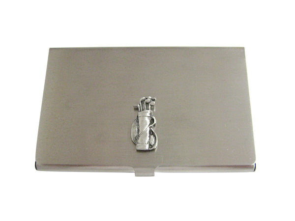 Textured Golf Club Business Card Holder