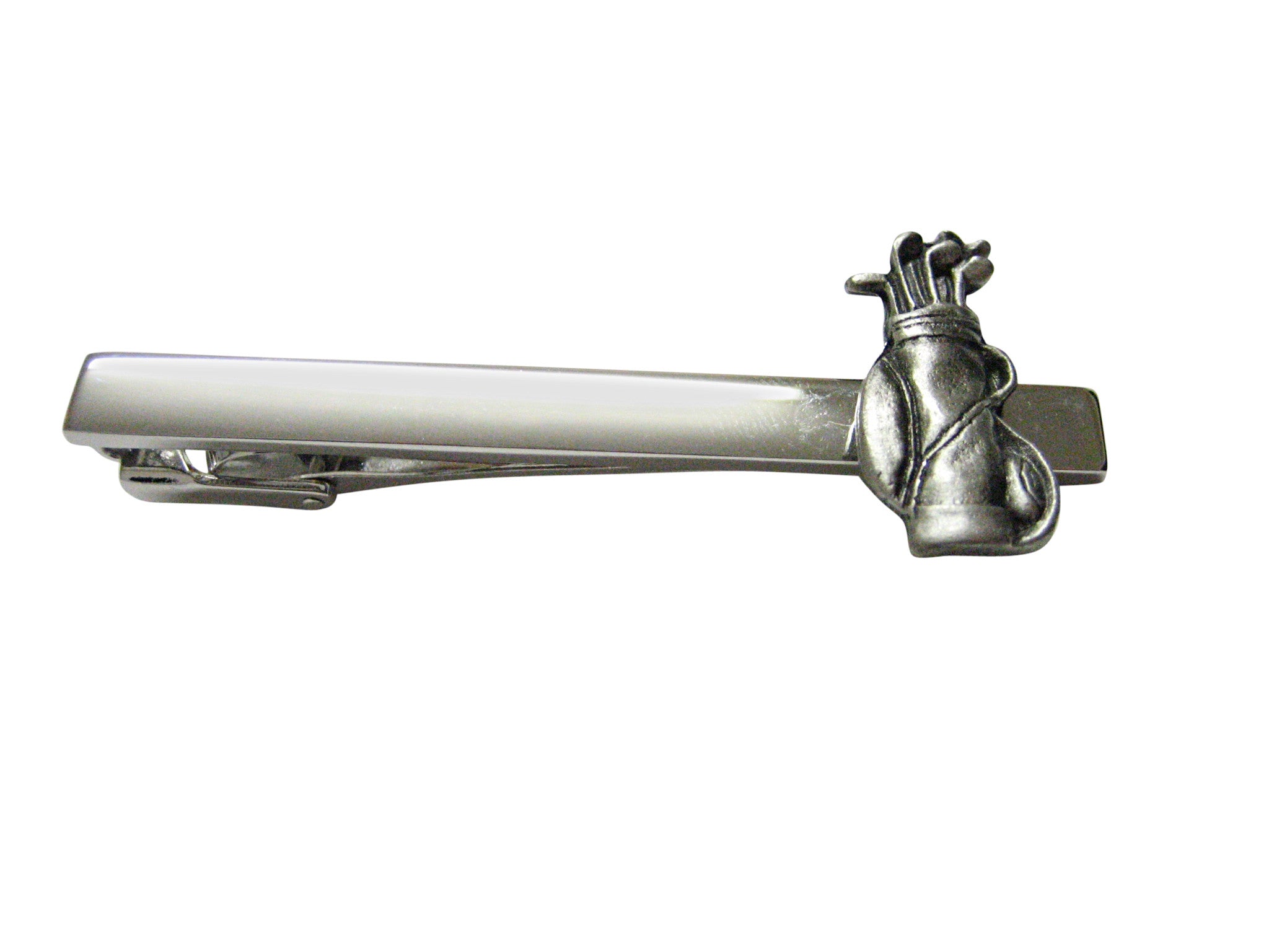 Textured Golf Club Square Tie Clip