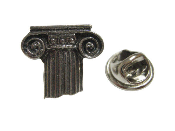 Textured Greek Column Lapel Pin