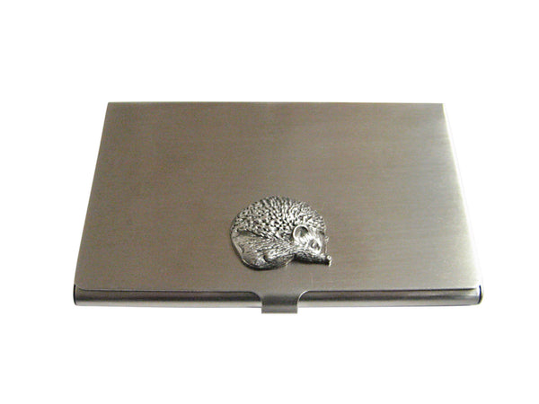 Textured Hedgehog Business Card Holder