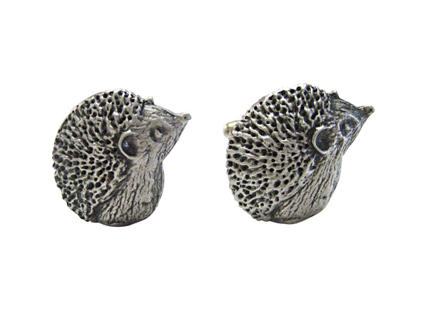 Textured Hedgehog Cufflinks