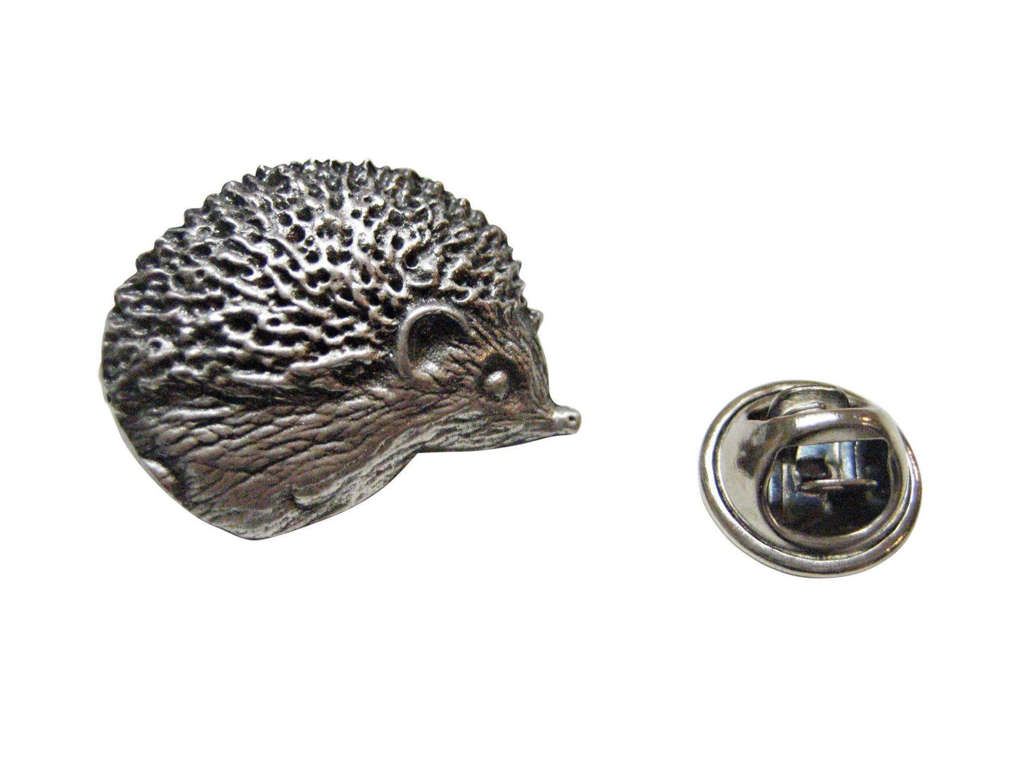Textured Hedgehog Lapel Pin