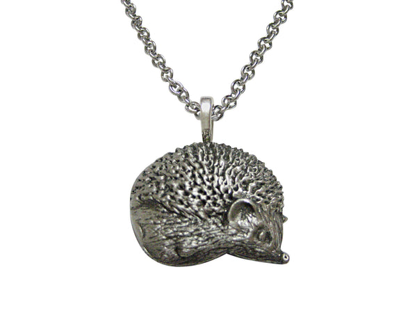 Textured Hedgehog Necklace